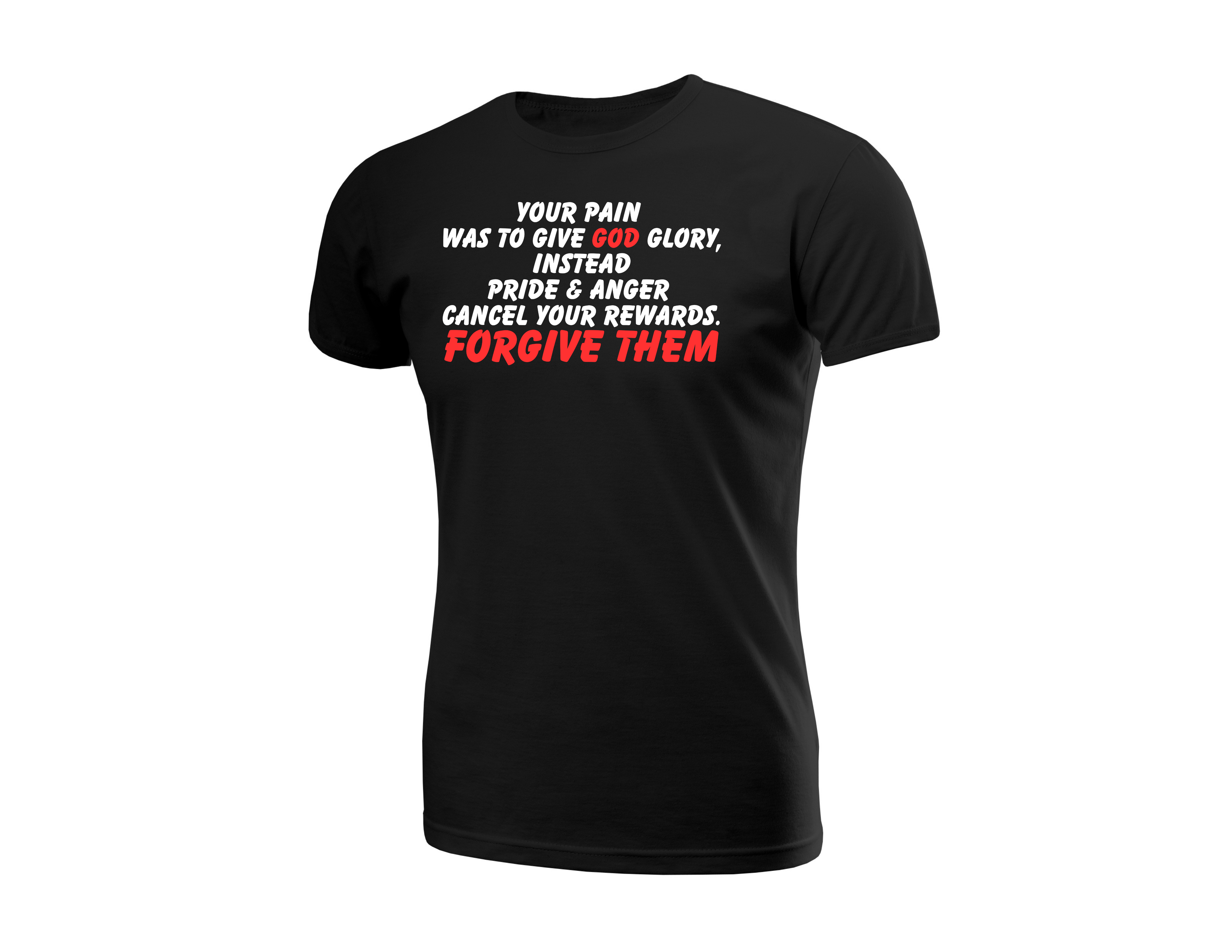 James 1:20 Christian Scripture T-Shirt for women – Forgiveness, Pride & Anger