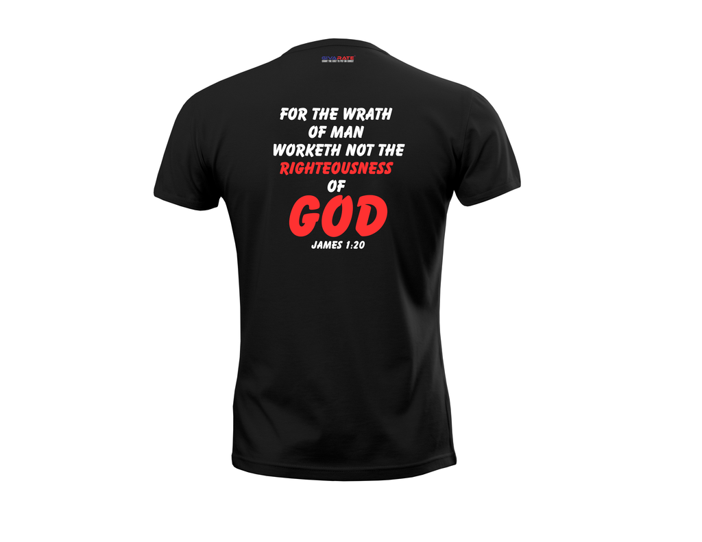 James 1:20 Christian Scripture T-Shirt for women – Forgiveness, Pride & Anger
