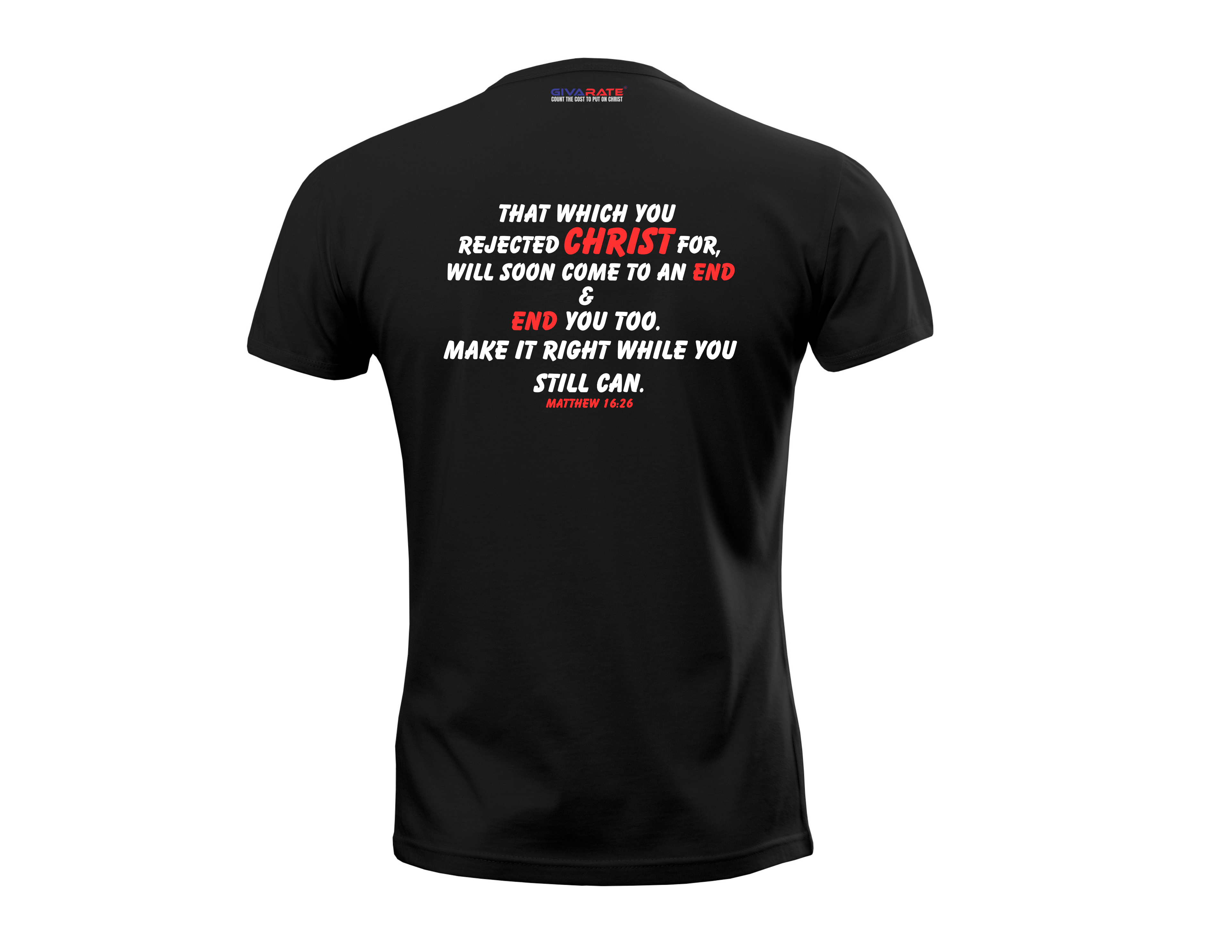 Women’s Christian T-Shirt – Jesus Everlasting & Eternal | Matthew 16:26